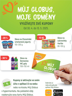 Akční leták Globus 30.4. - 6.5.2025 - Globus Praha - Zličín