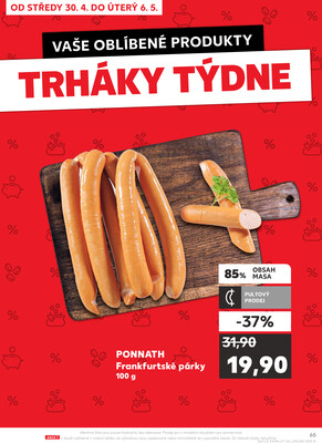 Kaufland 30.4. - 6.5. - Kaufland - Prostějov (Okružní ulice)