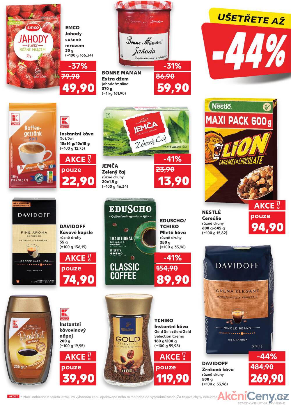 Leták Kaufland - Kaufland 30.4. - 6.5. - Kaufland - Prostějov (Olomoucká) - strana 37