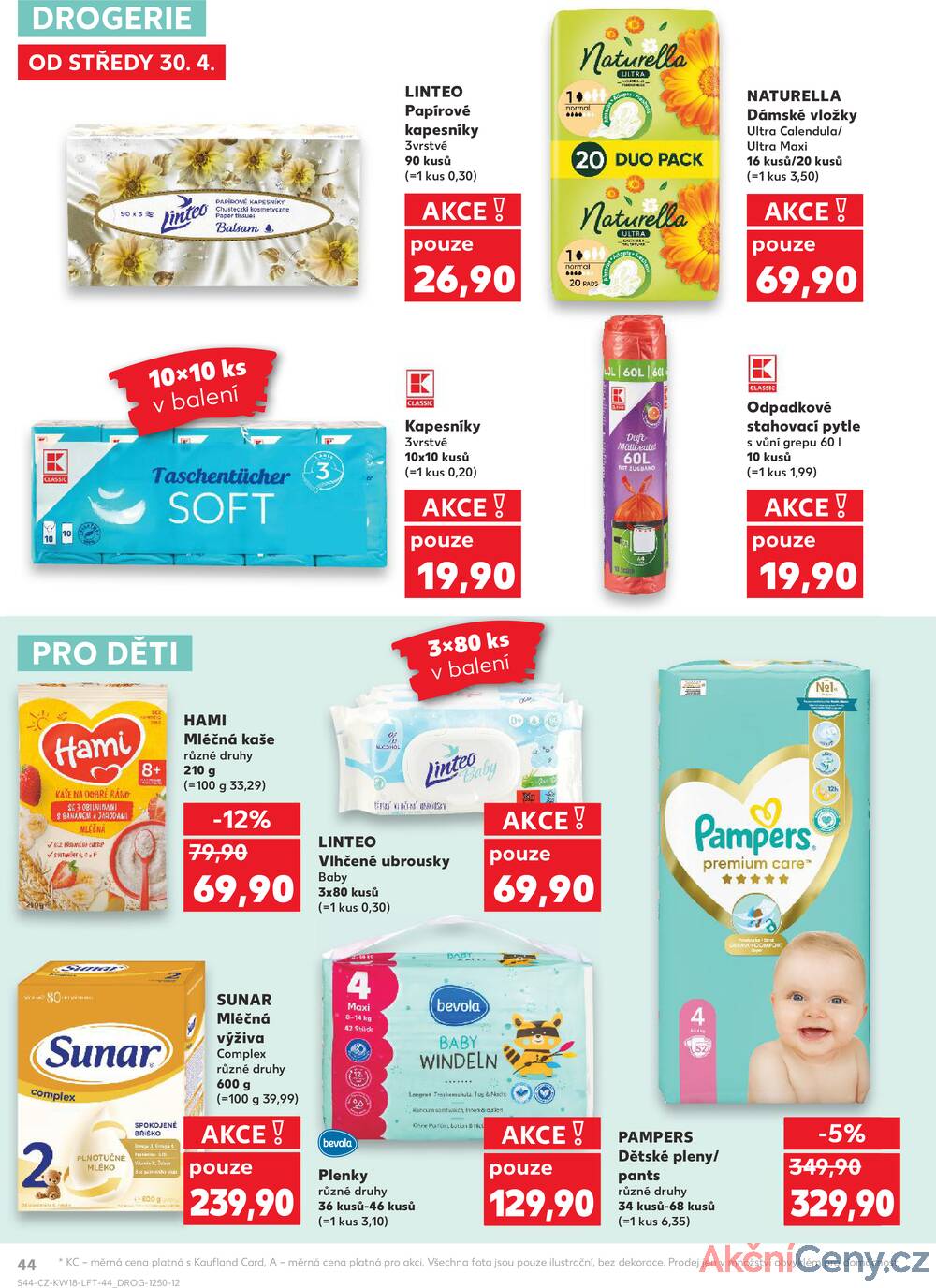 Leták Kaufland - Kaufland 30.4. - 6.5. - Kaufland - Praha 12 (Modřany) - strana 44
