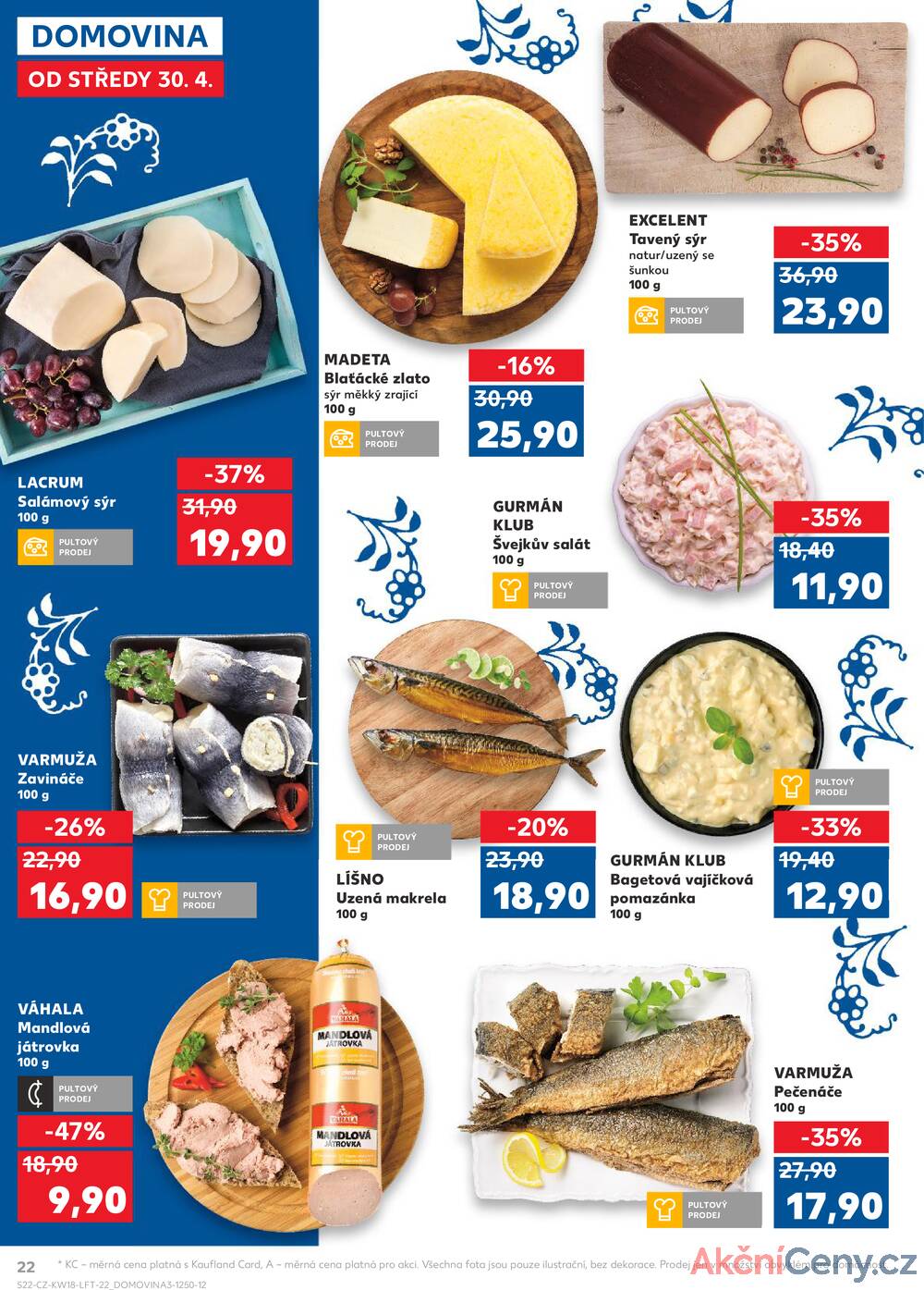 Leták Kaufland - Kaufland 30.4. - 6.5. - Kaufland Praha Čestlice - strana 22