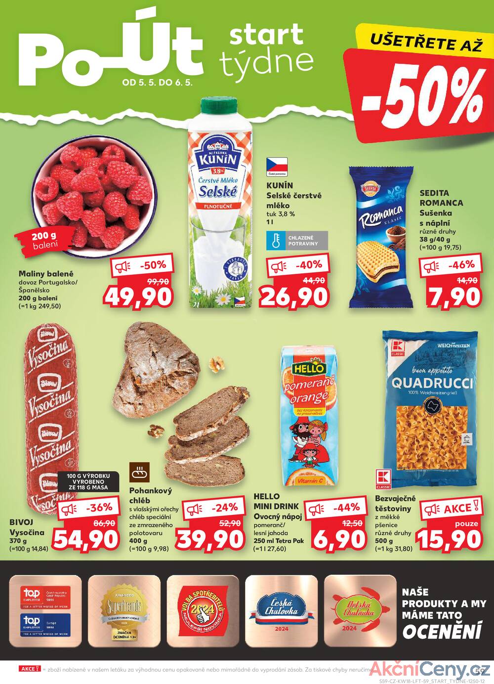 Leták Kaufland - Kaufland 30.4. - 6.5. - Kaufland Praha Čestlice - strana 59