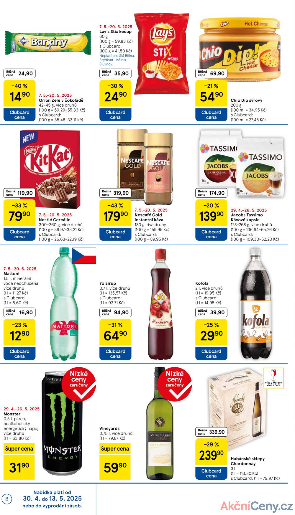 Leták Tesco - Tesco supermarkety od 7.5. do 13.5.2025 - strana 8 Leták Tesco - Tesco supermarkety od 7.5. do 13.5.2025 - strana 8
