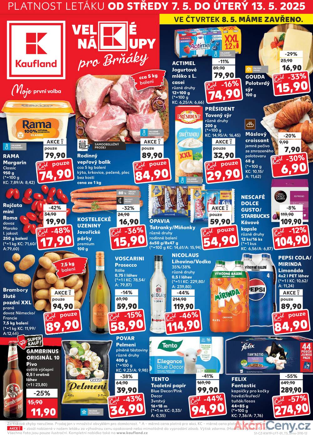 Leták Kaufland - Kaufland 7.5. - 13.5. - Kaufland - Brno - Slatina - strana 1