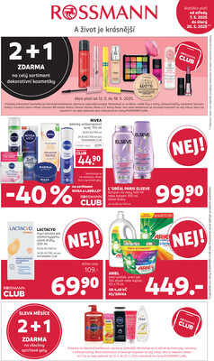ROSSMANN : 2 letáky