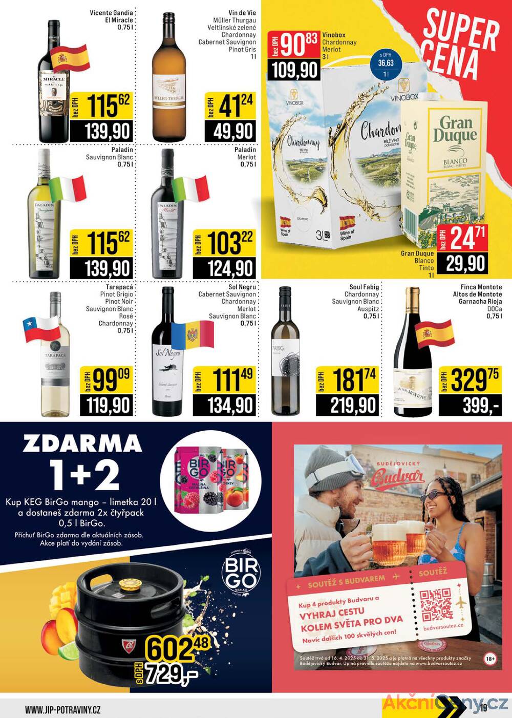 Leták JIP - JIP Cash & Carry Brno, Praha, Ostrava od 7.5. do 13.5.2025 - strana 19
