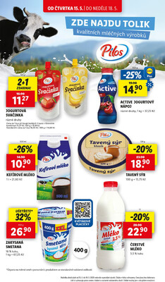Lidl Čtvrtek od 15.5. do 18.5.2025