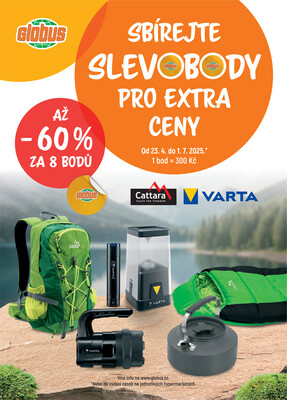 Akční leták Globus 14.5. - 20.5.2025 - Globus Praha - Centrum Černý Most