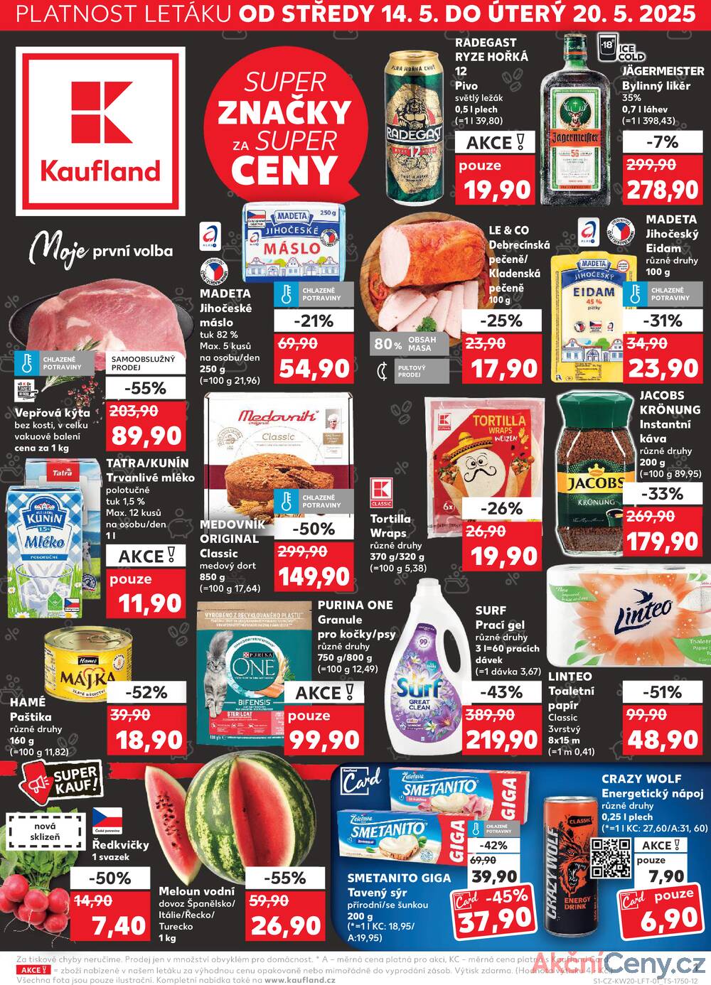 Leták Kaufland - Kaufland 14.5. - 20.5. - Kaufland - Mladá Boleslav - strana 1