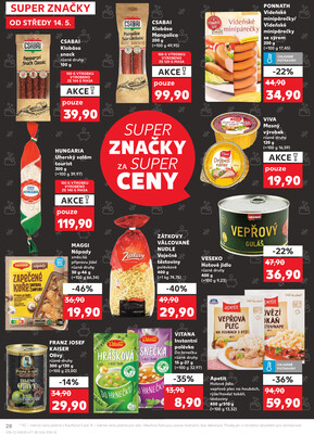 Kaufland 14.5. - 20.5. - Kaufland - Marianské Lázně