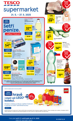 Leták Tesco supermarkety od 21.5. do 27.5.2025