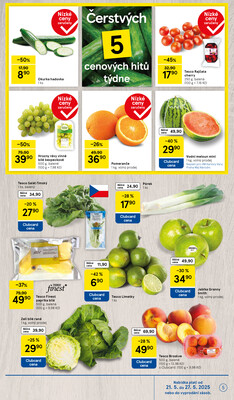 Tesco malé hypermarkety od 21.5. do 27.5.2025