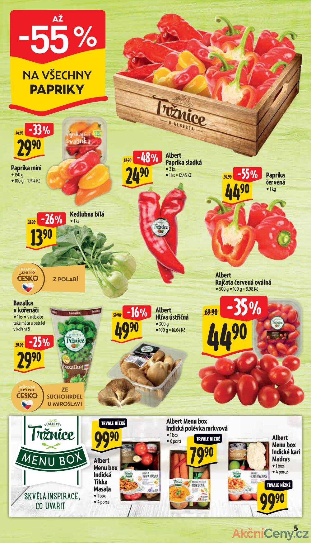 Leták Albert - Albert Supermarket od 21.5. do 27.5.2025 - strana 5 Leták Albert - Albert Supermarket od 21.5. do 27.5.2025 - strana 5
