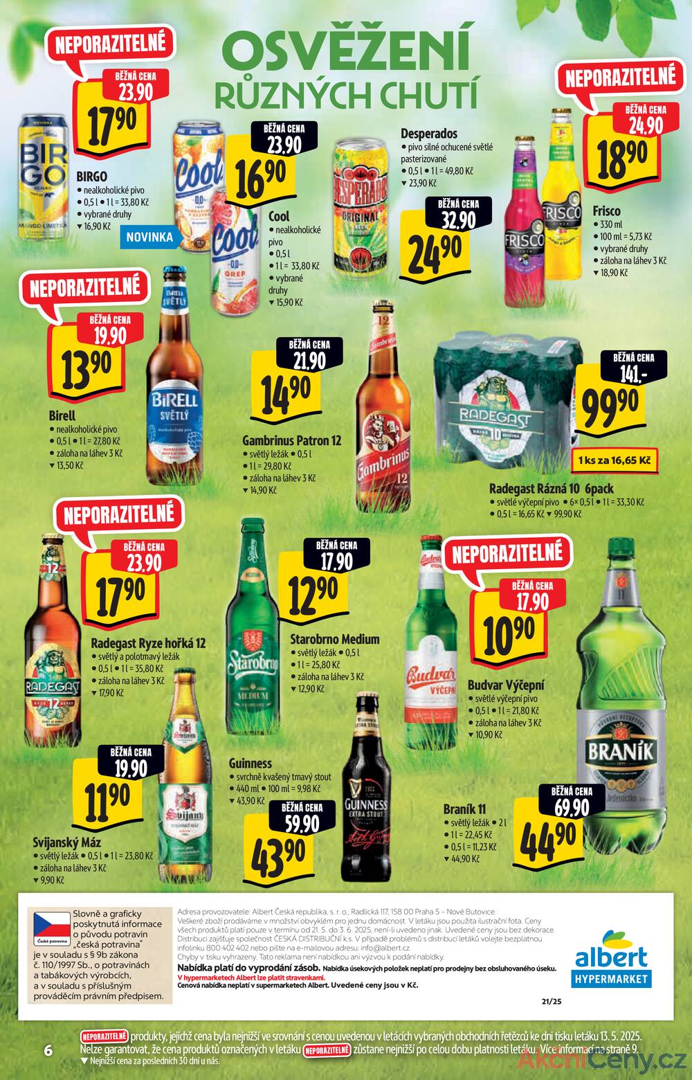 Leták Albert - Albert Hypermarket katalog Léto od 21.5. do 3.6.2025 - strana 6 Leták Albert - Albert Hypermarket katalog Léto od 21.5. do 3.6.2025 - strana 6