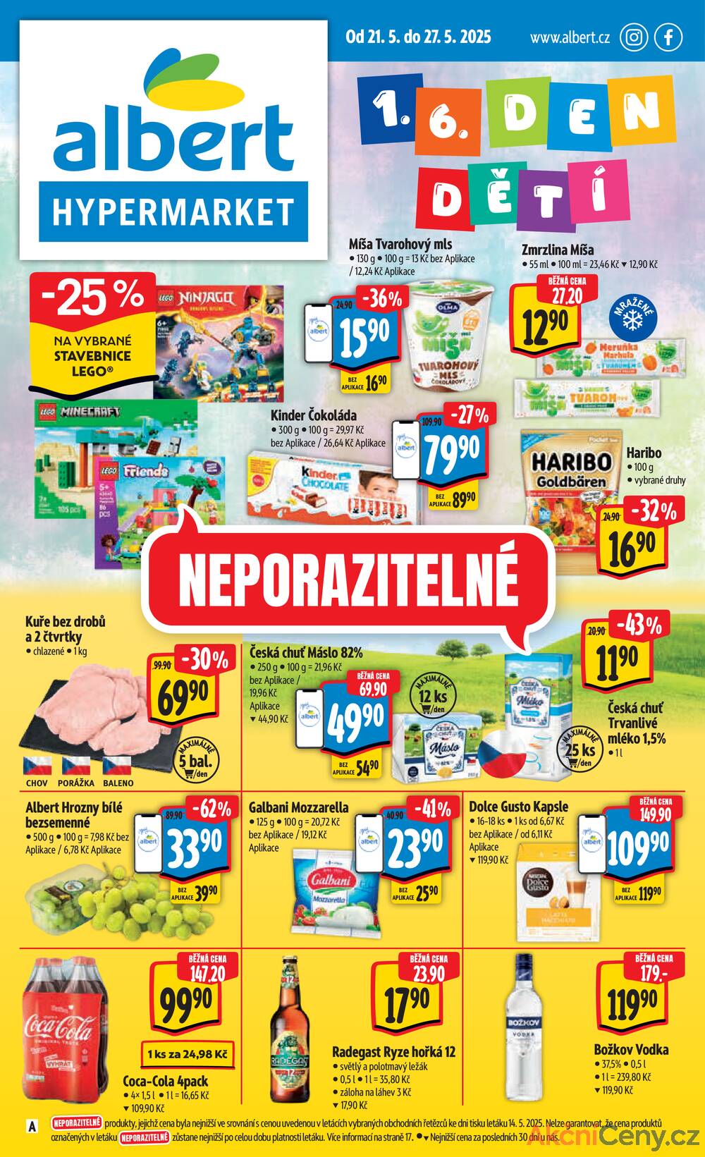 Leták Albert - Albert Hypermarket Jihomoravský od 21.5. do 27.5.2025 - strana 1