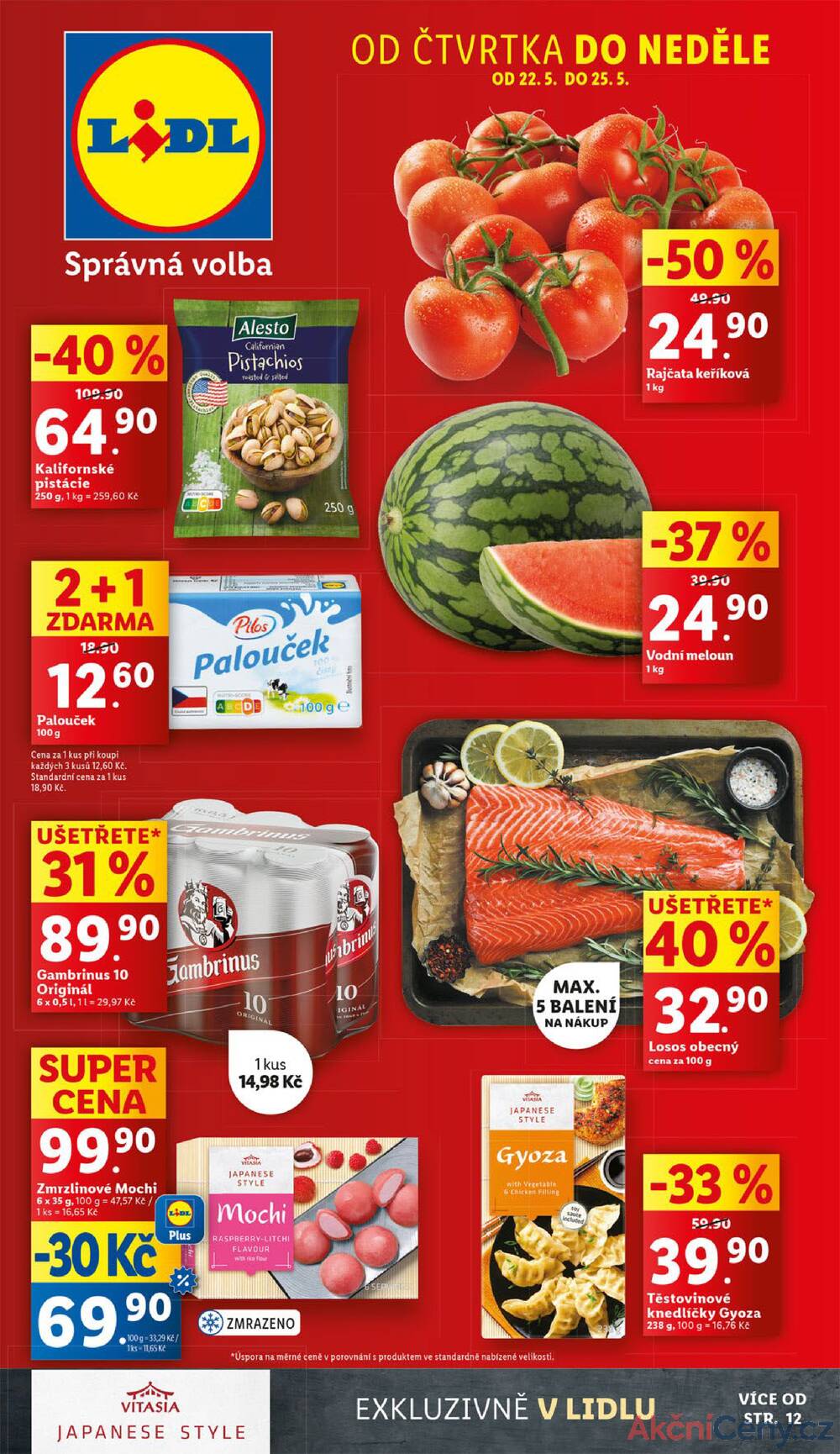 Leták Lidl - Lidl Čtvrtek od 22.5. do 25.5.2025 - strana 1 Leták Lidl - Lidl Čtvrtek od 22.5. do 25.5.2025 - strana 1