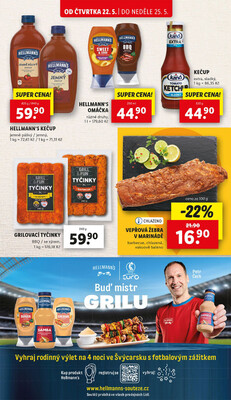 Lidl Čtvrtek od 22.5. do 25.5.2025