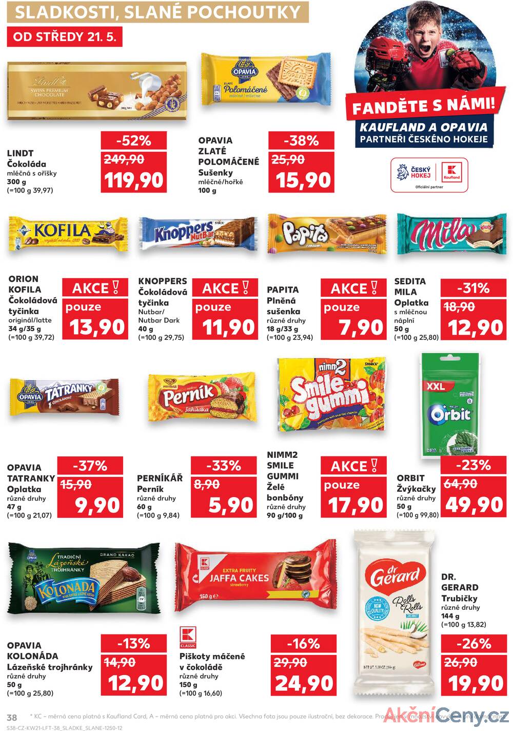 Leták Kaufland - Kaufland 21.5. - 27.5. - Kaufland - Louny - strana 38
