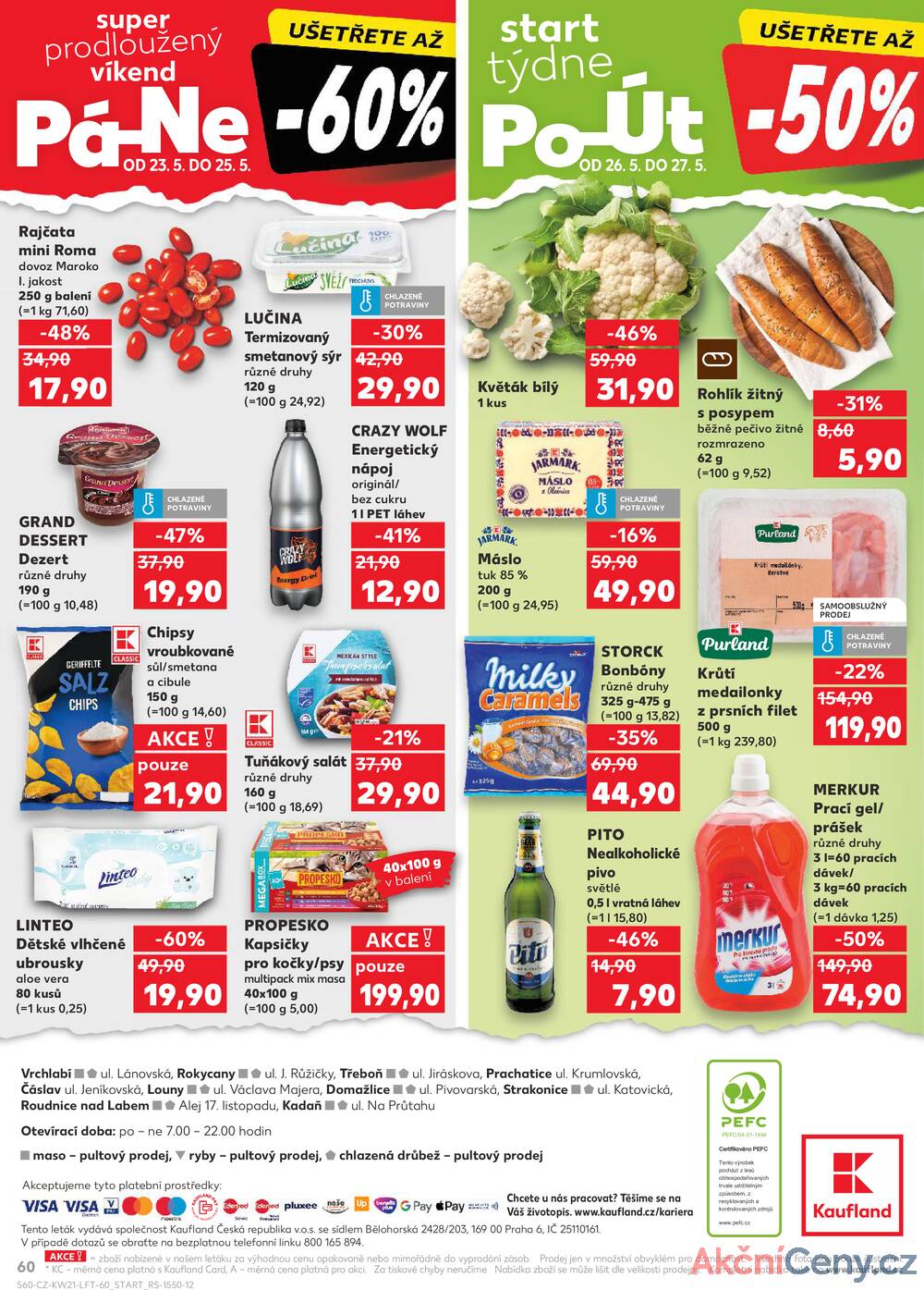 Leták Kaufland - Kaufland 21.5. - 27.5. - Kaufland - Louny - strana 60