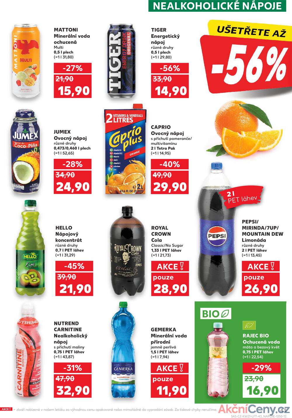 Leták Kaufland - Kaufland 21.5. - 27.5. - Kaufland - Příbram - strana 43