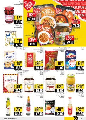 JIP Cash & Carry České Budějovice, Most, Náchod, Polička, Sušice a Svoboda nad Úpou od 21.5. do 27.5.2025