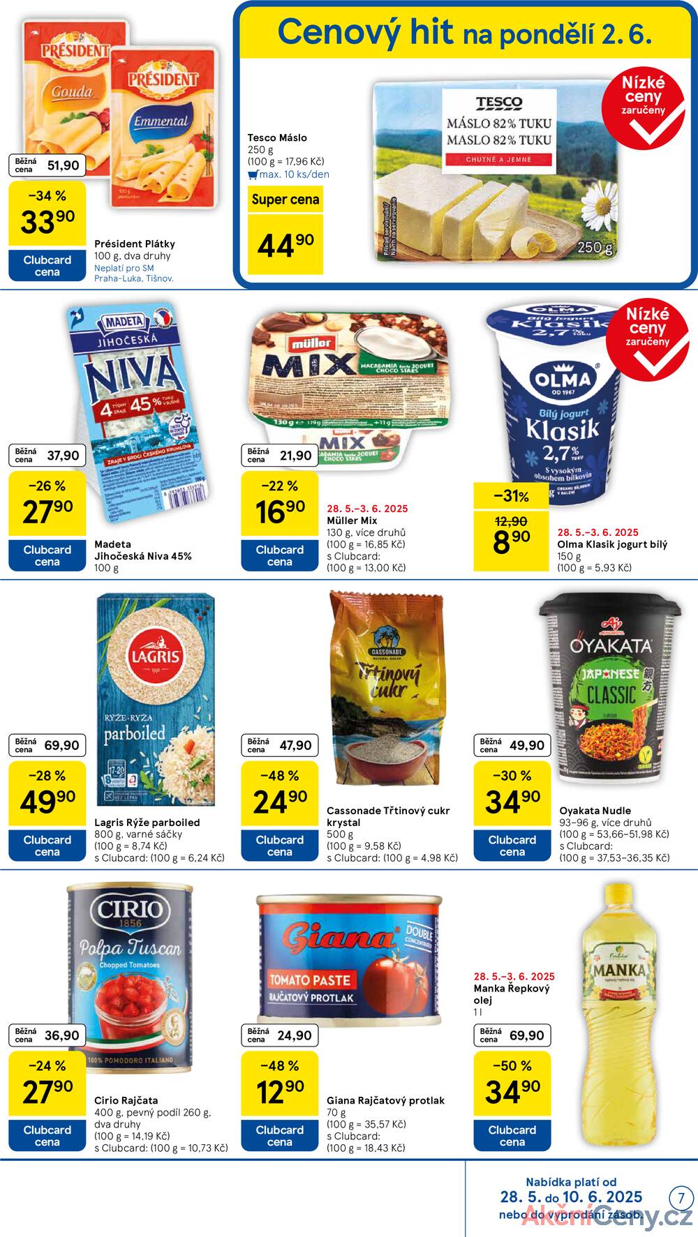 Leták Tesco - Tesco supermarkety od 28.5. do 3.6.2025 - strana 7 Leták Tesco - Tesco supermarkety od 28.5. do 3.6.2025 - strana 7
