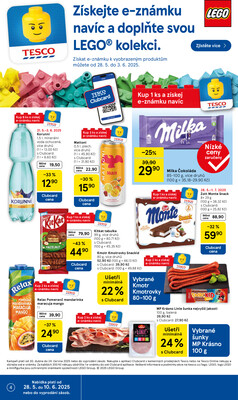 Tesco malé hypermarkety od 28.5. do 3.6.2025