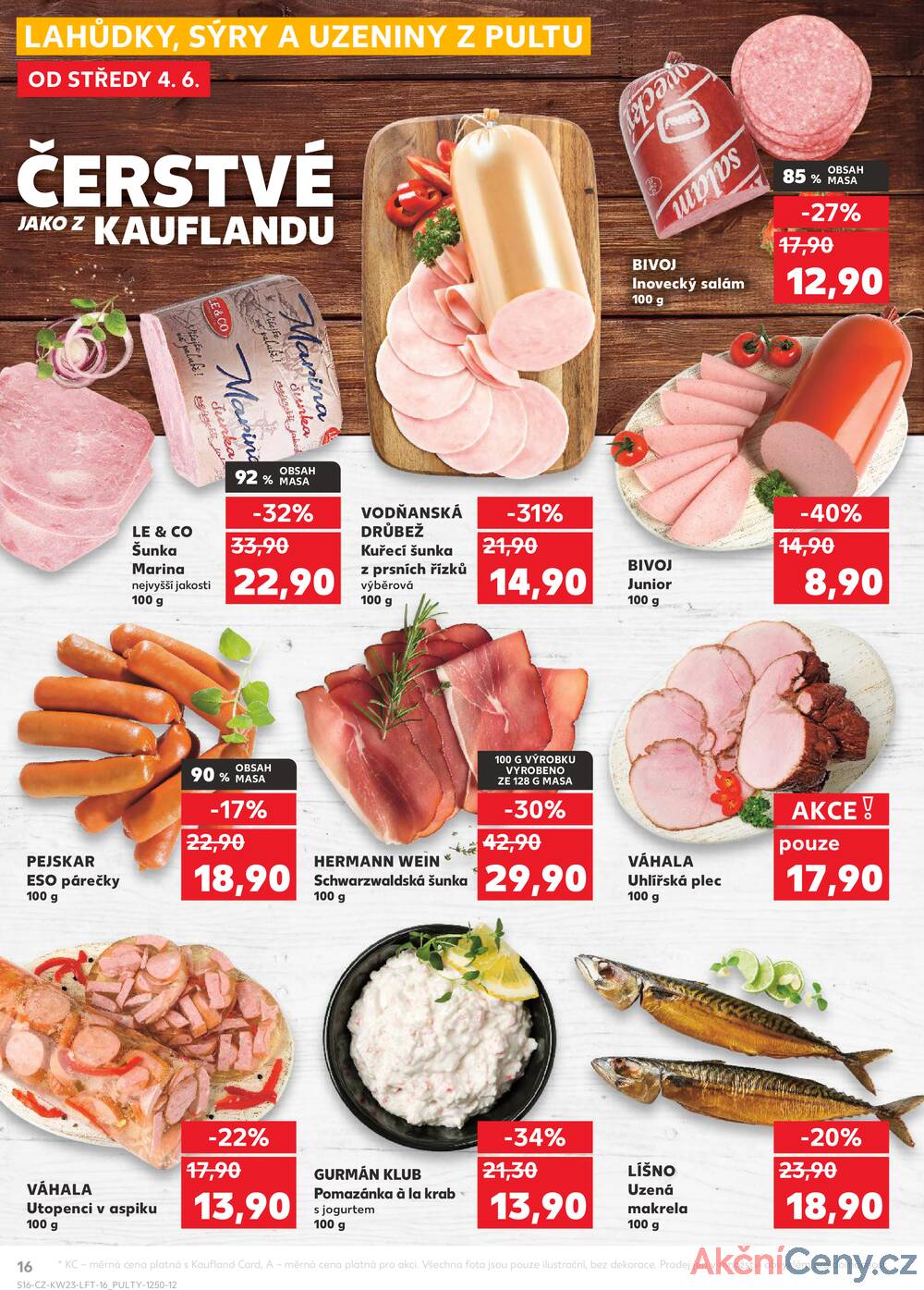 Leták Kaufland - Kaufland 4.6. - 10.6. - Kaufland Praha-Barrandov - strana 16
