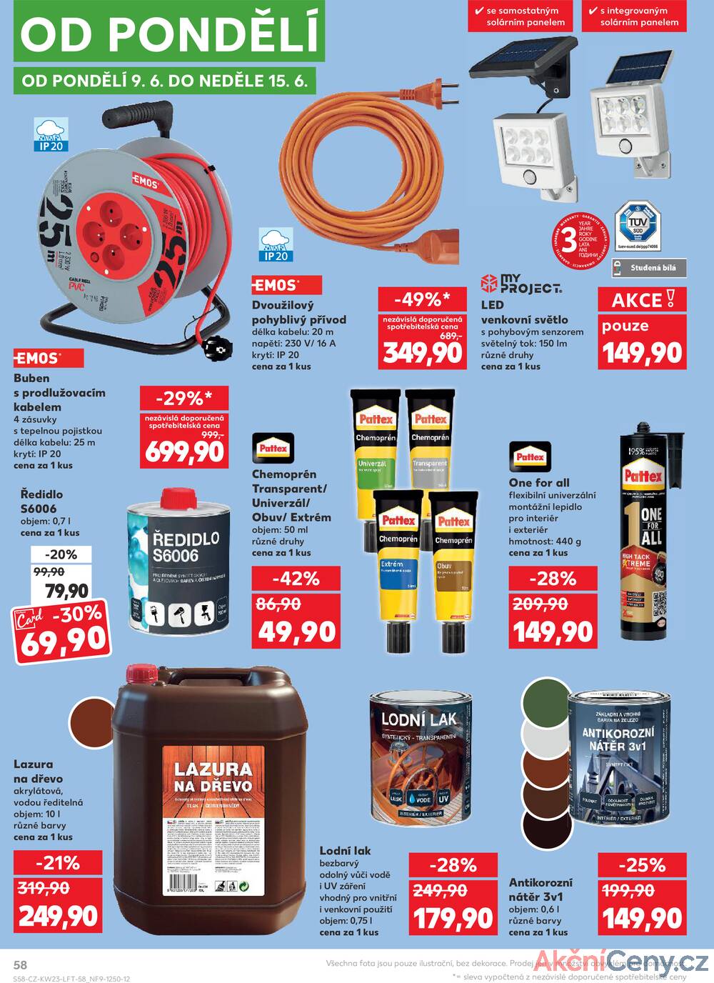 Leták Kaufland - Kaufland 4.6. - 10.6. - Kaufland - Karlovy Vary - strana 58
