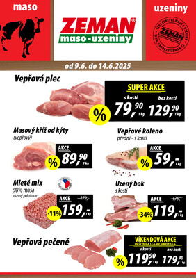 ZEMAN maso-uzeniny : 1 leták