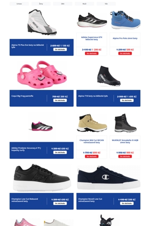 leták Intersport