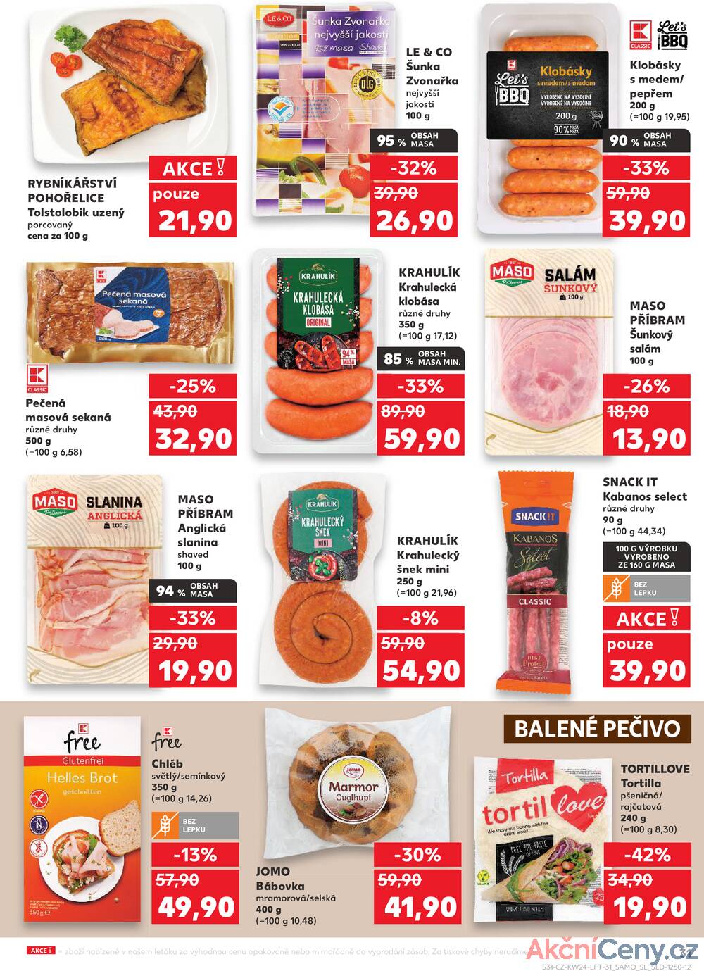 Leták Kaufland - Kaufland 11.6. - 17.6. - Kaufland - Praha 6 (Podbaba) - strana 31