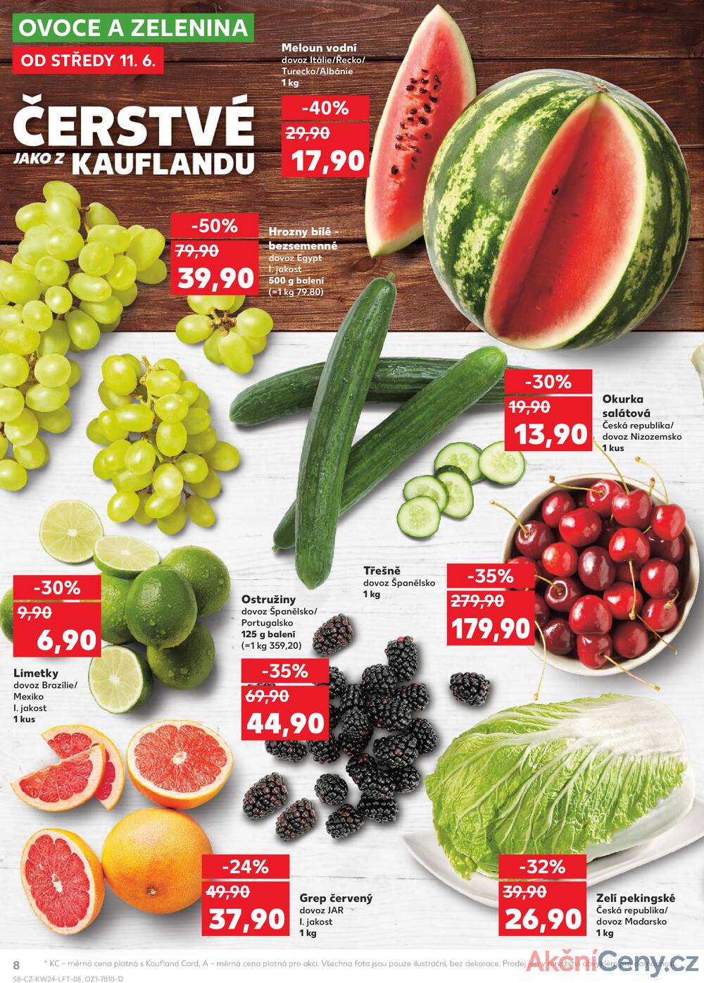 Leták Kaufland - Kaufland 11.6. - 17.6. - Kaufland - Praha 8 (Libeň) - strana 8