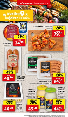 Lidl Čtvrtek od 19.6. do 22.6.2025