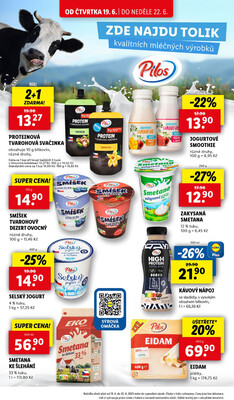 Lidl Čtvrtek od 19.6. do 22.6.2025