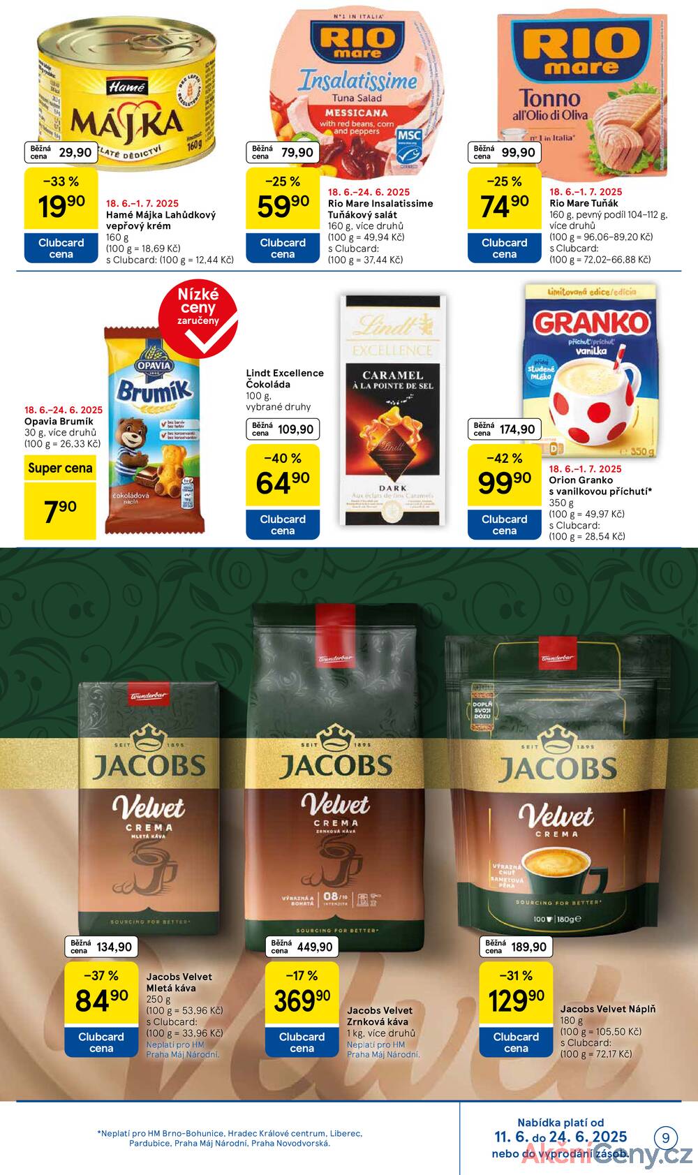 Leták Tesco - Tesco malé hypermarkety od 18.6. do 24.6.2025 - strana 9 Leták Tesco - Tesco malé hypermarkety od 18.6. do 24.6.2025 - strana 9