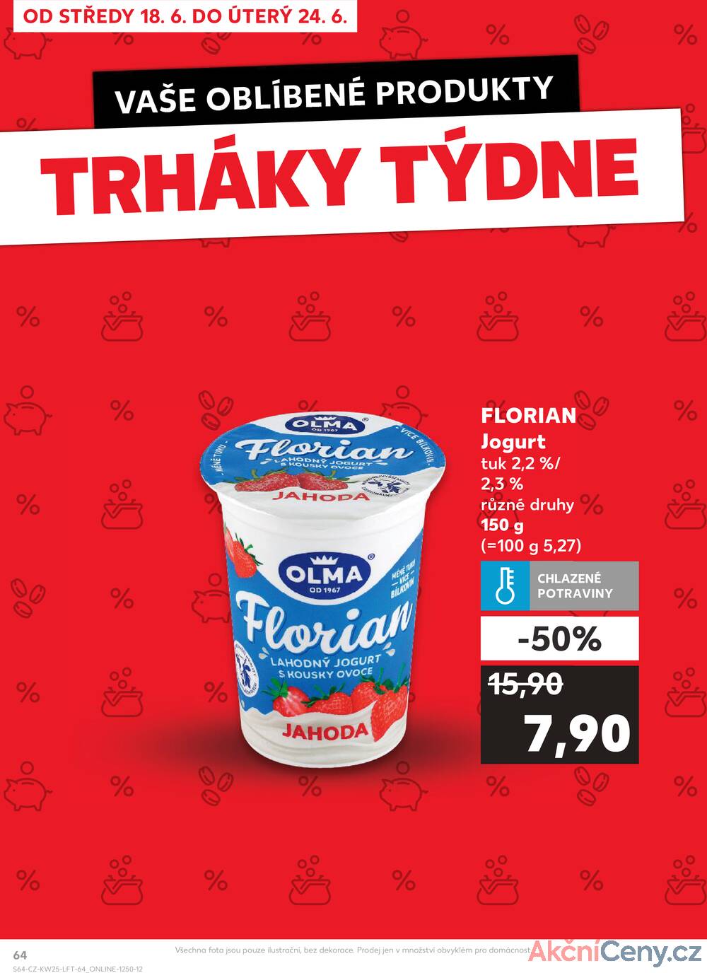 Leták Kaufland - Kaufland 18.6. - 24.6. - Kaufland - Teplice (Čs. Dobrovolců) - strana 64