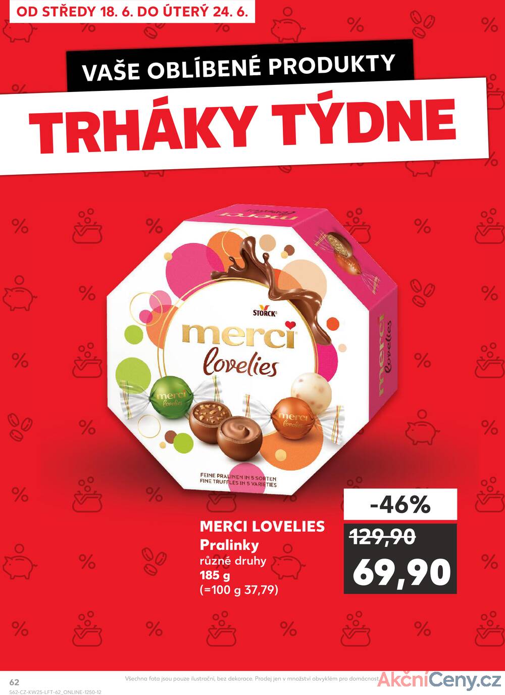 Leták Kaufland - Kaufland 18.6. - 24.6. - Kaufland - Tábor - strana 62