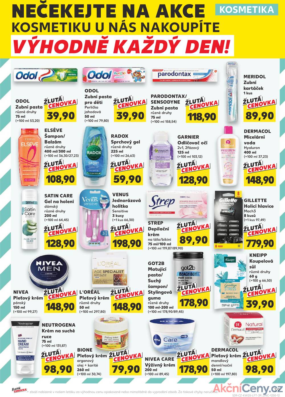 Leták Kaufland - Kaufland 18.6. - 24.6. - Kaufland - Lovosice (Siřejovická) - strana 39