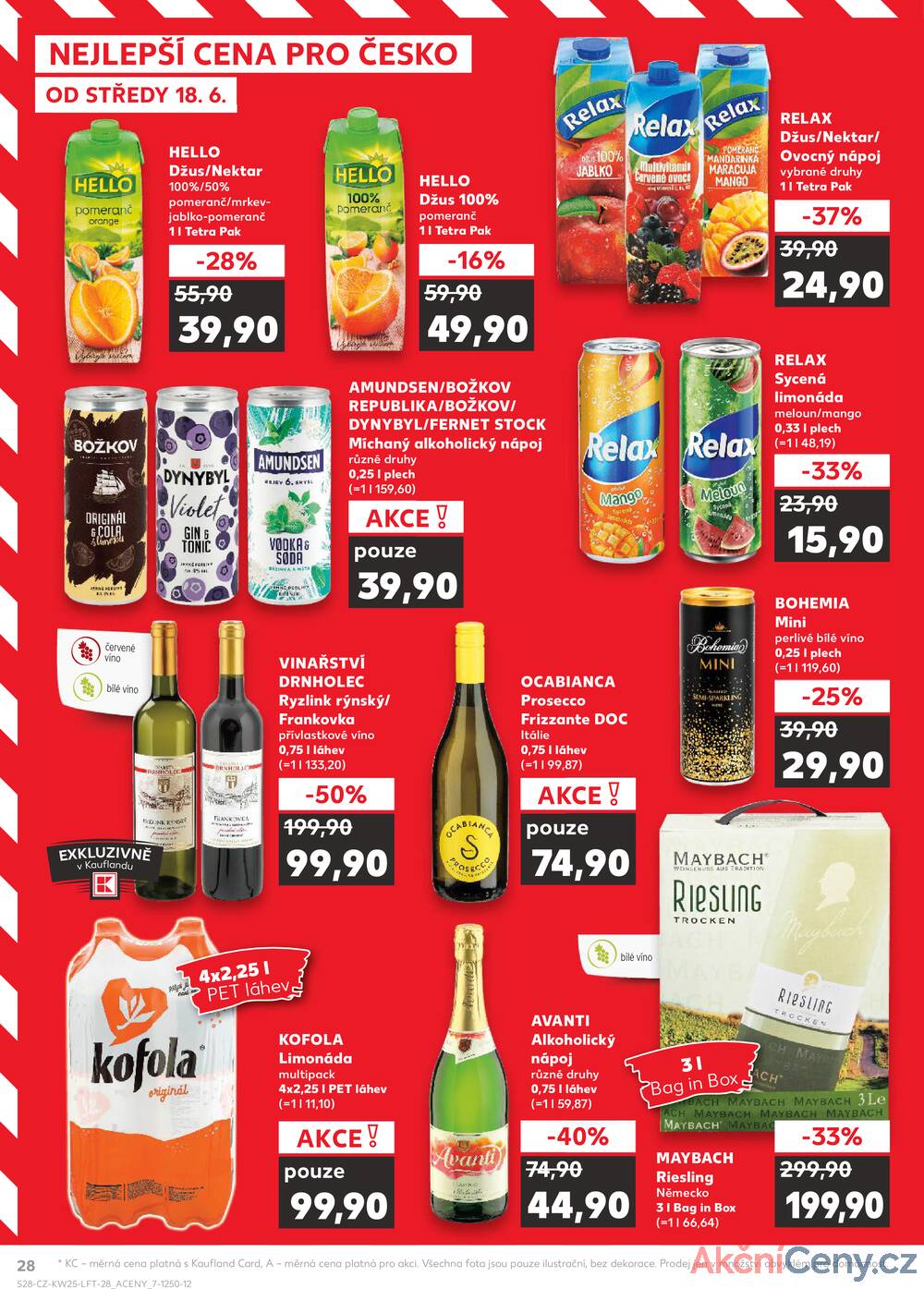 Leták Kaufland - Kaufland 18.6. - 24.6. - Kaufland - Česká Lípa - strana 28