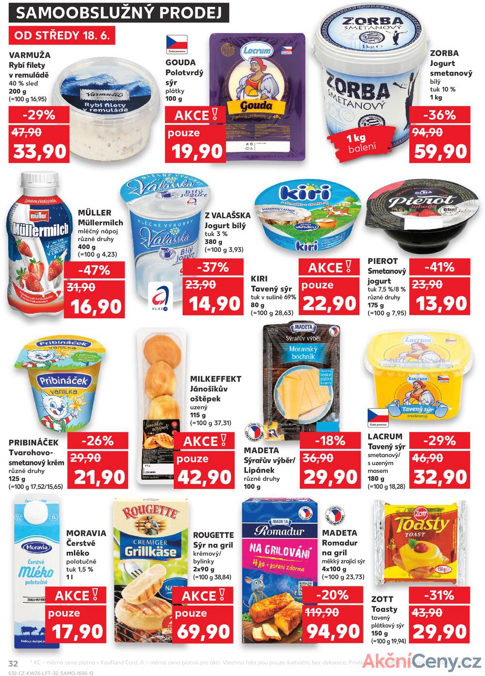 Leták Kaufland - Kaufland 18.6. - 24.6. - Kaufland - Praha 4 (Michle) - strana 32