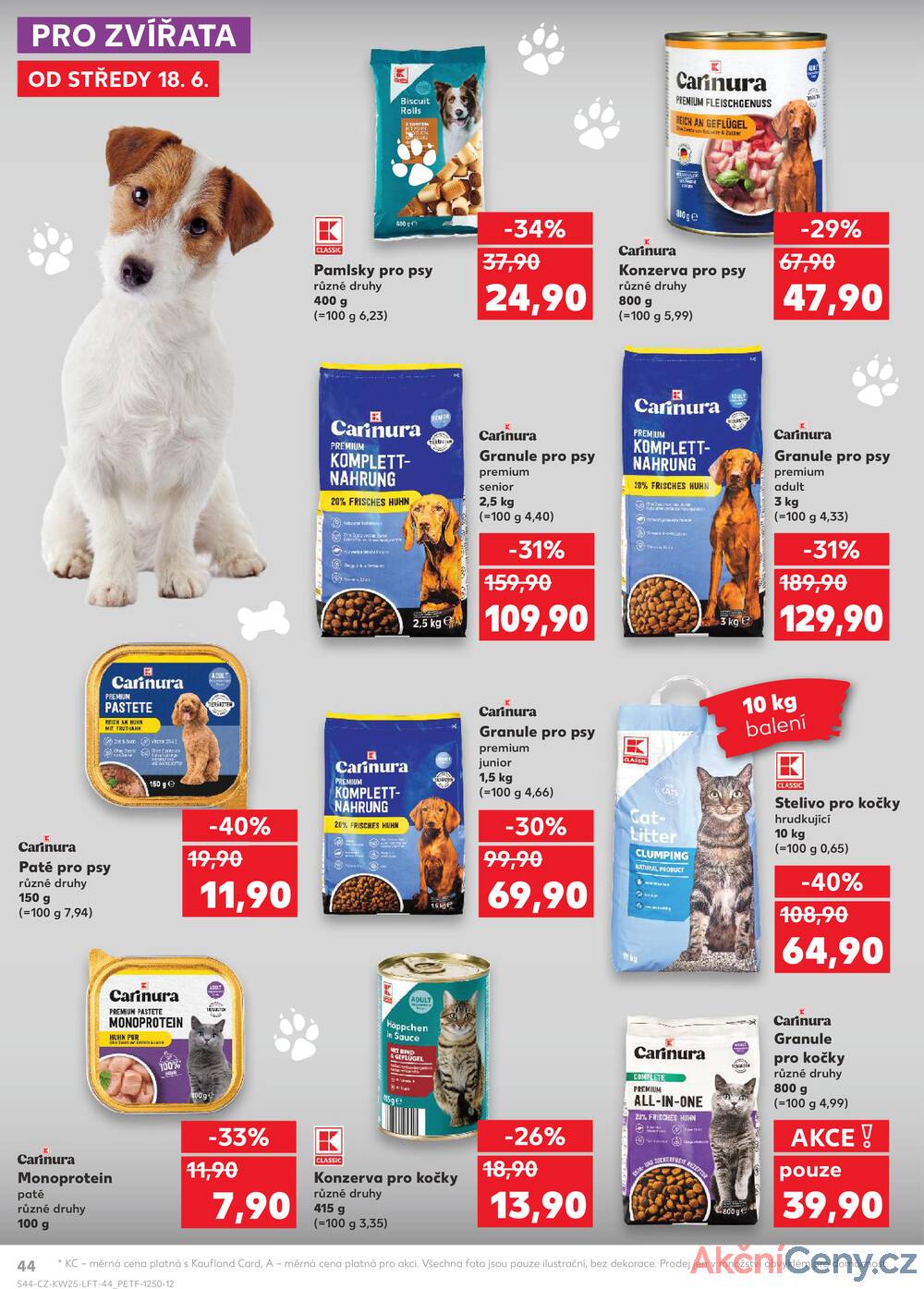 Leták Kaufland - Kaufland 18.6. - 24.6. - Kaufland - Praha 4 (Michle) - strana 44