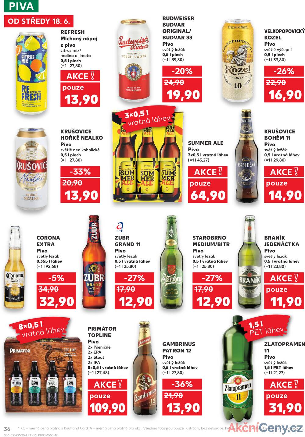 Leták Kaufland - Kaufland 18.6. - 24.6. - Kaufland - Brno - Židenice - strana 36