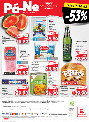 Kaufland 18.6. - 24.6. - Kaufland - Valašské Meziříčí