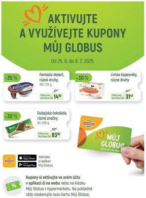 Akční leták Globus 25.6. - 1.7.2025 - Globus České Budějovice