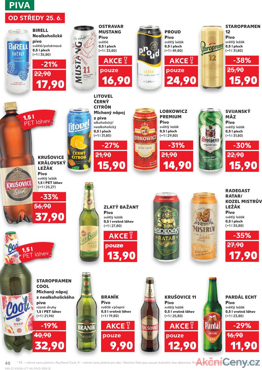 Leták Kaufland - Kaufland 25.6. - 1.7. - Kaufland - Třeboň - strana 40