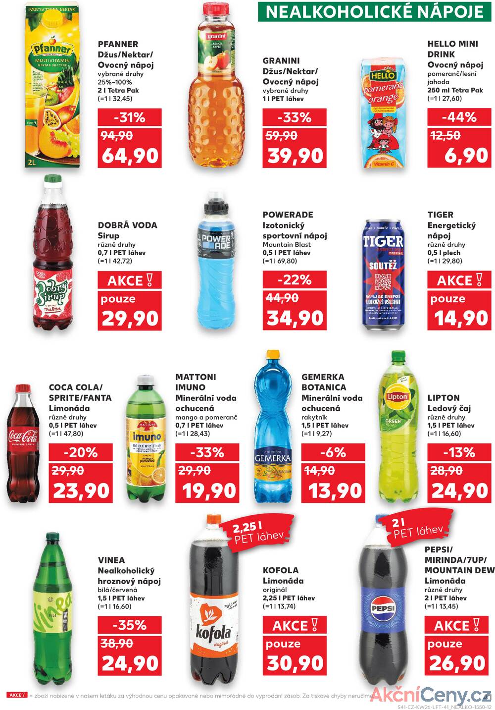 Leták Kaufland - Kaufland 25.6. - 1.7. - Kaufland - Třeboň - strana 41