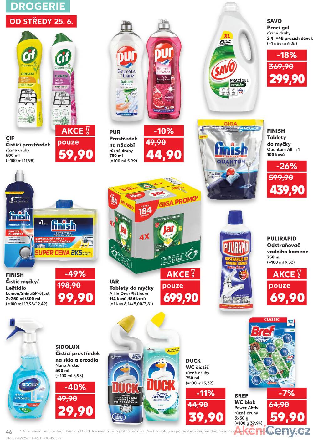 Leták Kaufland - Kaufland 25.6. - 1.7. - Kaufland - Hodonín (Dvořákova) - strana 46