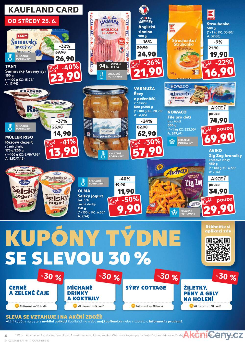 Leták Kaufland - Kaufland 25.6. - 1.7. - Kaufland Praha-Barrandov - strana 4