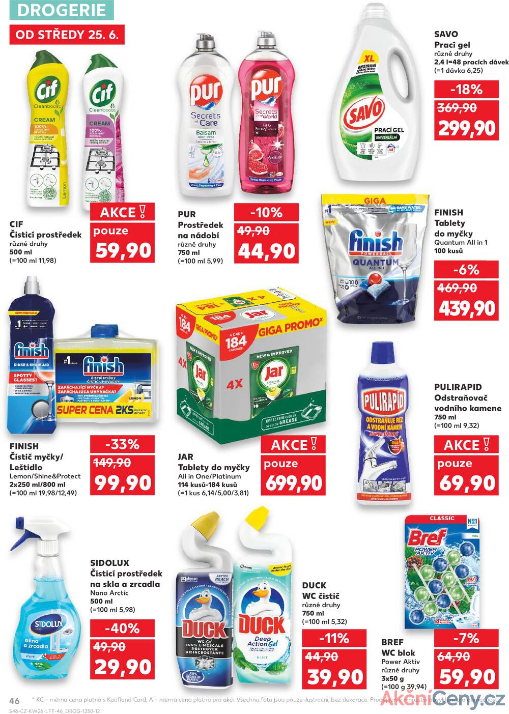 Leták Kaufland - Kaufland 25.6. - 1.7. - Kaufland - Brandýs nad Labem - strana 46